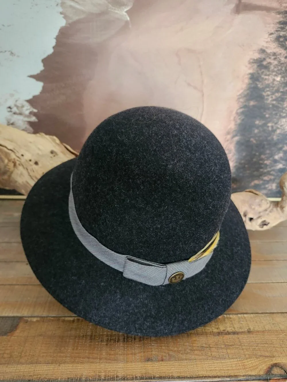 GOORIN BROS. Ella Wool Felt Cloche Hat Flapper Gatsby L